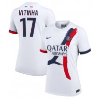 Paris Saint-Germain Vitinha #17 Vonkajší Ženy futbalový dres 2024-25 Krátky Rukáv